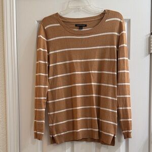 41 Hawthorn Brown and White Striped Sweater